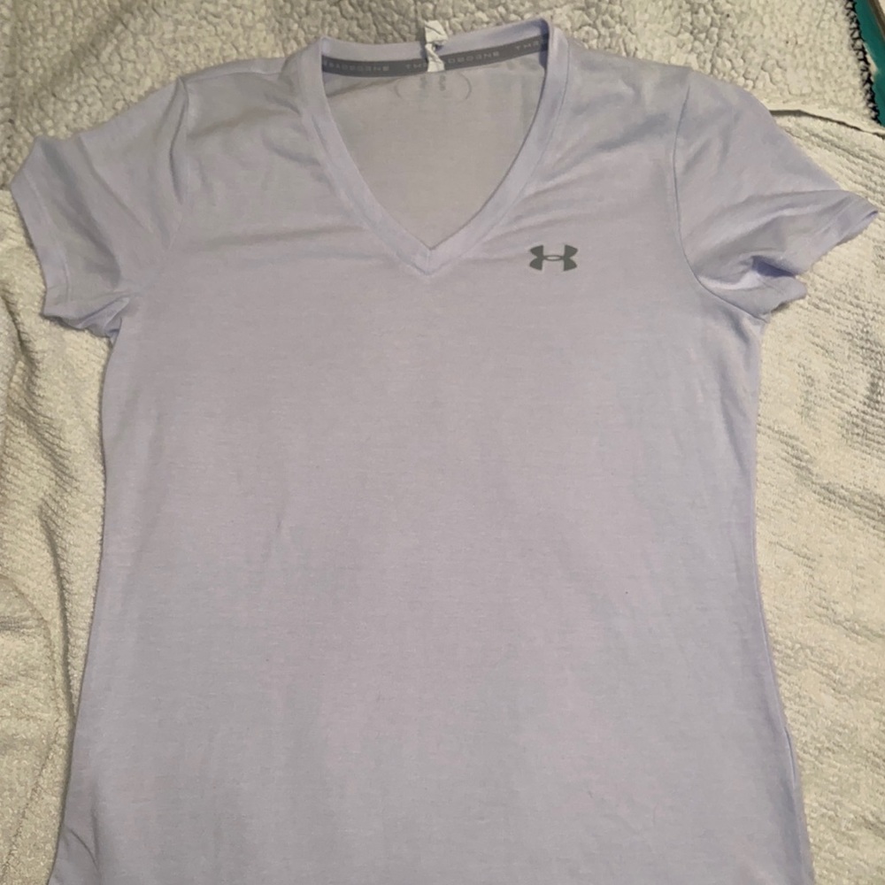 lavender under armour t-shirt